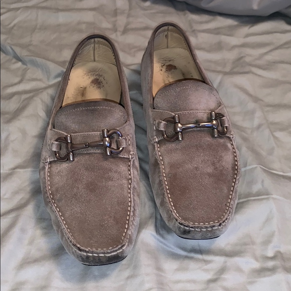 Salvatore Ferragamo suede loafer size 8EE